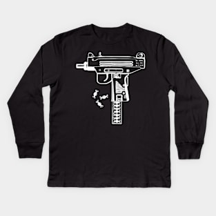 Uzi and candies. Kids Long Sleeve T-Shirt